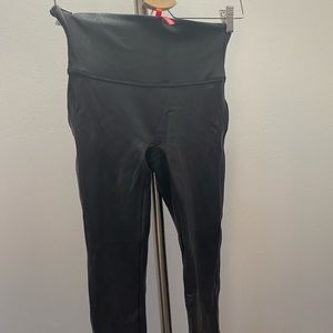 Spanx faux leather leggings
